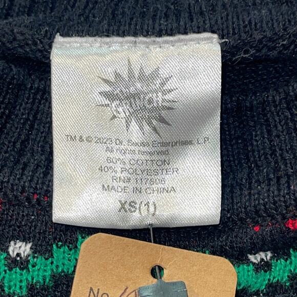 The Grinch MERRY GRINCHMAS Ugly Christmas Sweater Size XS - Picture 3 of 4